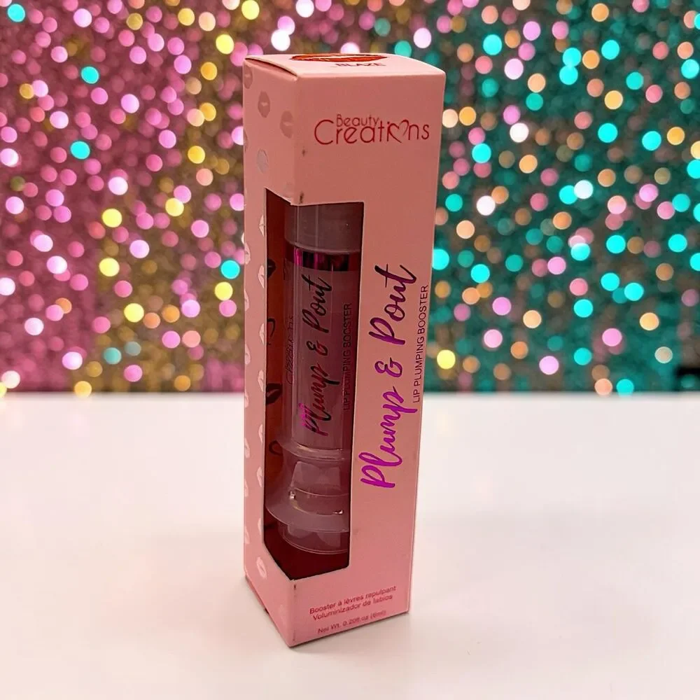 BEAUTY CREATIONS Plump & Pout Lip Plumping Booster Gloss in Blaze 0.2 oz NIB